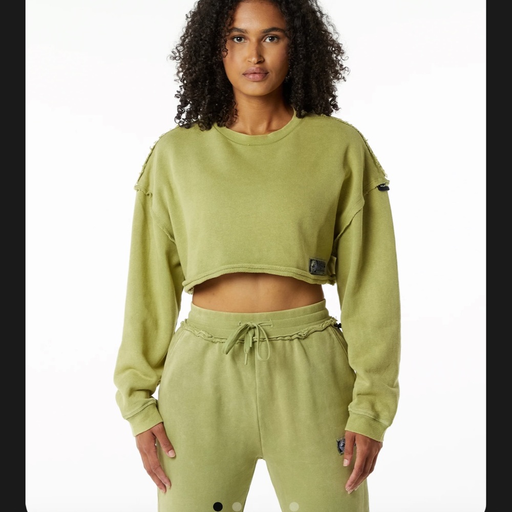 Very Terry Crop Pullover